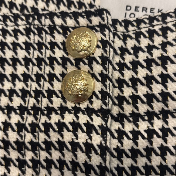 Derek Lam 10 Crosby Houndstooth cotton-blend tweed flared trousers SZ 16 NWT - Picture 14 of 15